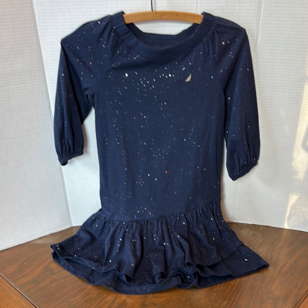 Nautica Navy Blue Sparkle Dress